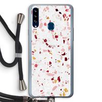 Terrazzo N°9: Samsung Galaxy A20s Transparant Hoesje met koord