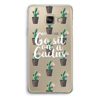 Cactus quote: Samsung A3 (2017) Transparant Hoesje