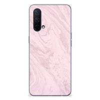 OnePlus Nord CE 5G | TPU | Siliconen hoesje | Marble Pink - Origineel Cadeau Vriendin