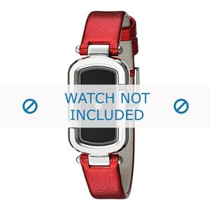 Horlogeband Marc by Marc Jacobs MJ1499 Leder Rood 12mm