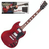 Vintage VIP-V69CR Coaster Series Cherry Red Guitar Pack elektrische gitaar set met versterker