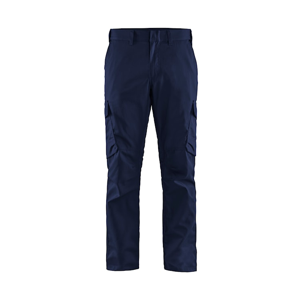 Blåkläder Industrie werkbroek stretch 14441832 | Marineblauw/Korenblauw | Maat 60 - 7330509756485