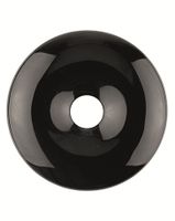 Obsidiaan Zwart Donut (40 mm)