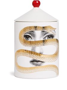 Fornasetti bougie parfumée Se Poi (310g) - Blanc