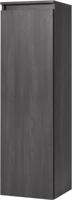 Saqu Gaia halfhoge kast links 35x34x120cm gebrand zwart