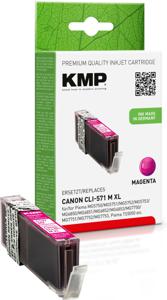 KMP Inktcartridge vervangt Canon CLI-571M XL Compatibel Magenta C107MX 1569,0006