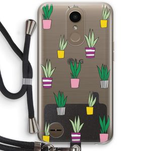 Sanseveria: LG K10 (2017) Transparant Hoesje met koord