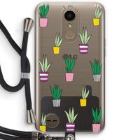 Sanseveria: LG K10 (2017) Transparant Hoesje met koord