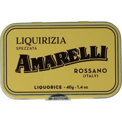 Amarelli Laurierdrop blikje brokken puur