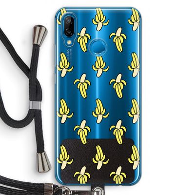 Bananas: Huawei P20 Lite Transparant Hoesje met koord