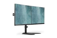 Digitus DA-90401 Monitor-tafelbeugel 2-voudig 38,1 cm (15) - 81,3 cm (32) Zwart, Zwart (mat) Draaibaar, In hoogte verstelbaar, Kantelbaar, Kantelbaar en - thumbnail