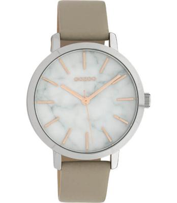 OOZOO Timepieces Horloge Taupe/Wit | C10112