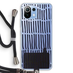 Moroccan stripes: Xiaomi Mi 11 Lite Transparant Hoesje met koord