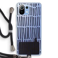 Moroccan stripes: Xiaomi Mi 11 Lite Transparant Hoesje met koord