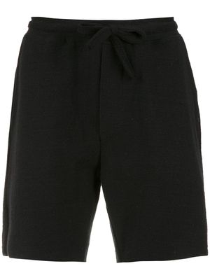 Osklen short à ceinture élastique - Noir