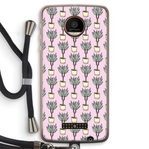Boompje: Motorola Moto Z Force Transparant Hoesje met koord