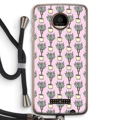 Boompje: Motorola Moto Z Force Transparant Hoesje met koord