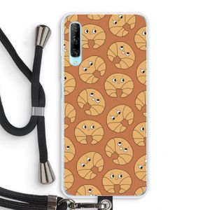 Croissant: Huawei P Smart Pro Transparant Hoesje met koord