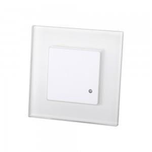 Radar bewegingssensor inbouw wand wit/glas design - 3900319