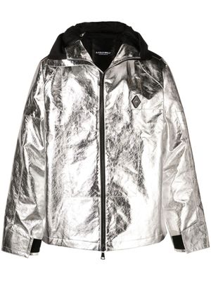 A-COLD-WALL* veste à plaque logo - Argent