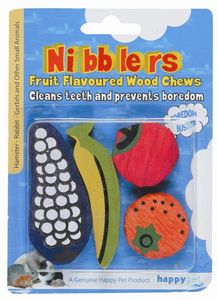 HAPPY PET NIBBLERS FRUIT 4 ST 8,5X4X1 CM