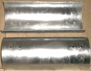 Verbinder rondhout palisadebeslag ø10cm