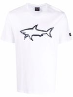 Paul & Shark t-shirt à logo imprimé - Blanc