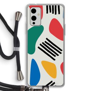 Illustratieve pop 1: OnePlus 9 Transparant Hoesje met koord