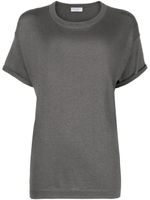 Brunello Cucinelli t-shirt à encolure ronde - Gris