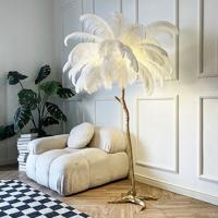 Nordic Struisvogel Veren Vloerlamp