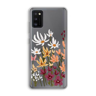 Painted wildflowers: Samsung Galaxy A41 Transparant Hoesje