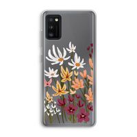 Painted wildflowers: Samsung Galaxy A41 Transparant Hoesje