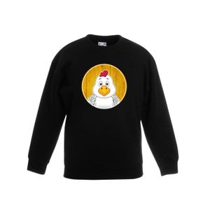 Sweater kip zwart kinderen