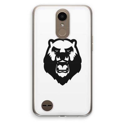 Angry Bear (white): LG K10 (2017) Transparant Hoesje