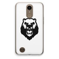 Angry Bear (white): LG K10 (2017) Transparant Hoesje