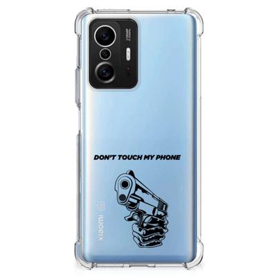 Xiaomi 11T | 11T Pro Anti Shock Case Gun Don't Touch My Phone Xiaomi 11T | 11T Pro Anti Shock Case Gun Don't Touch My Phone