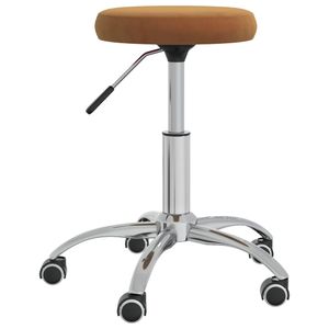 VidaXL Massagekruk fluweel bruin