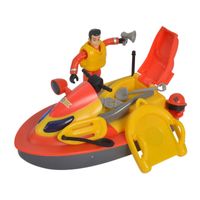 Brandweerman Sam - Juno Jet Ski met 1 figuur Speelgoedvoertuig