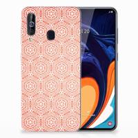 Samsung Galaxy A60 | TPU bumper | Pattern Orange