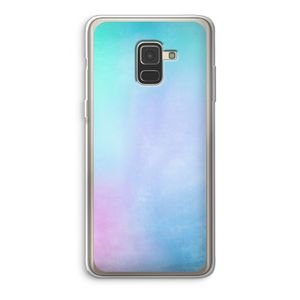 mist pastel: Samsung Galaxy A8 (2018) Transparant Hoesje