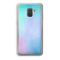 mist pastel: Samsung Galaxy A8 (2018) Transparant Hoesje