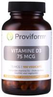 Proviform Vitamine D3 75mcg 100 Vegetarische capsules