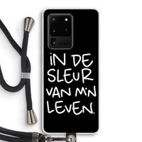 De Sleur: Samsung Galaxy S20 Ultra Transparant Hoesje met koord