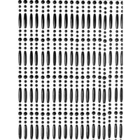 Wicotex Vliegengordijn-deurgordijn- Perla 100x240 cm zwart - thumbnail