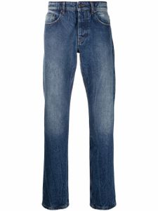 AMI Paris jean slim à taille mi-haute - Bleu