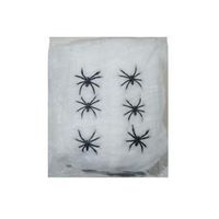 Decoratie spinnenweb 100 gram Decoratie spinnenweb 100 gram