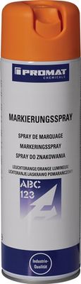 Promat Markeringsspray | lichtgevend | oranje | 500 ml | spuitbus - 4000354085 - 4000354085