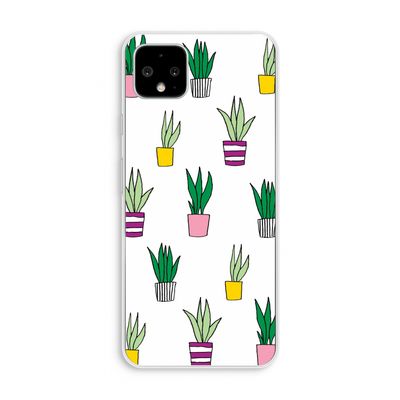 Sanseveria: Pixel 4 XL Transparant Hoesje