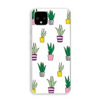 Sanseveria: Pixel 4 XL Transparant Hoesje
