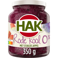 Hak Rode Kool 0% met Stukjes Appel 350 g bij Jumbo